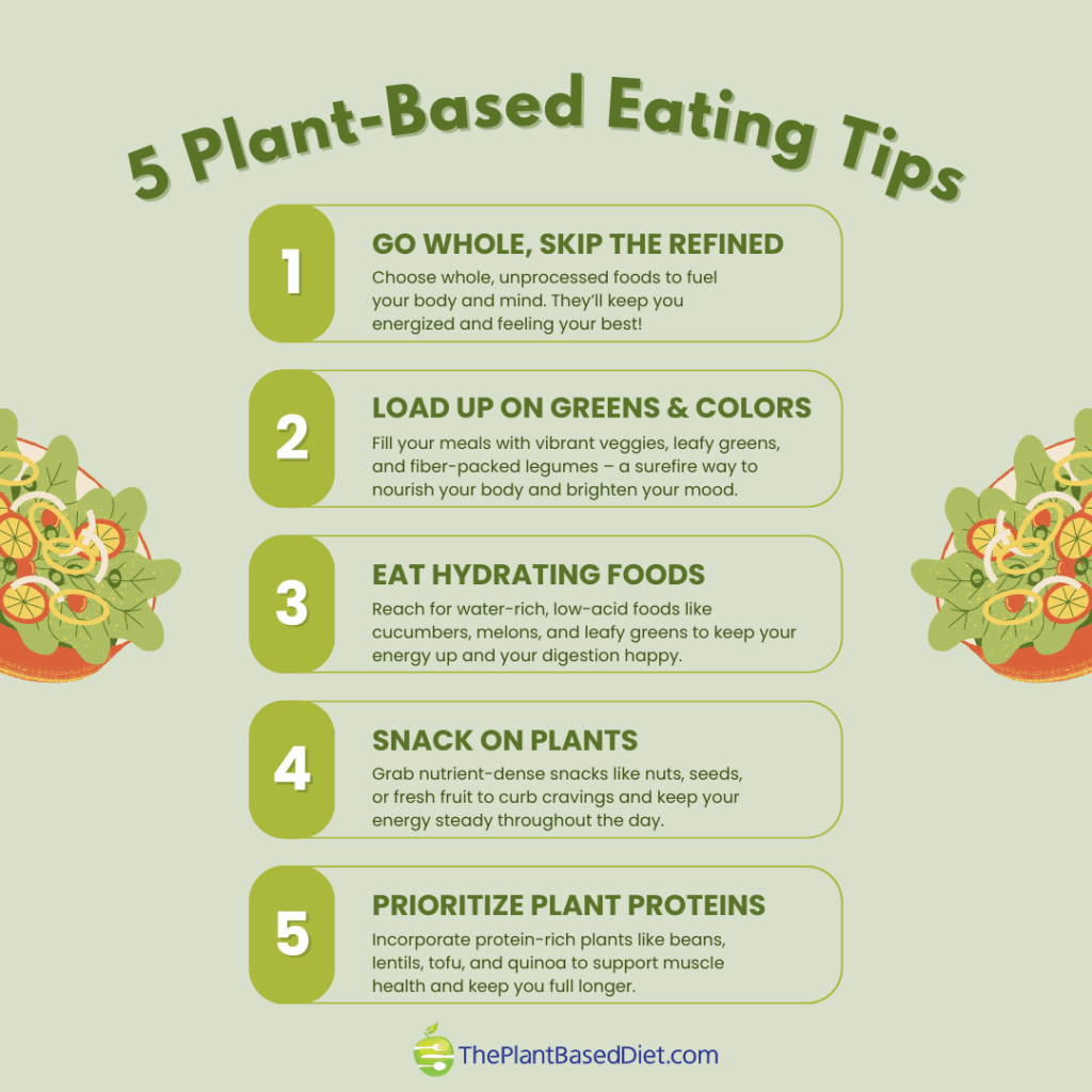 5 Tips for Plant-Based Eating
